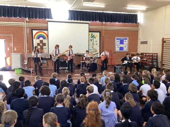 Visit from Harrogate High School